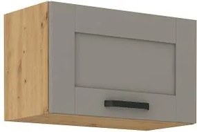 Κρεμαστό ντουλάπι Nelor 60 GU 36 1F-Γκρι σπέσιαλ - Φυσικό