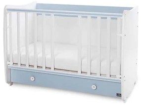 Βρεφικό κρεβάτι DREAM  70x140εκ. White + Baby Blue 10150440039A  Lorelli (Δώρο Πάντα Προστασίας)