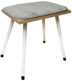 ΣΚΑΜΠΟ ΤΟΥΑΛΕΤΑΣ DAYANITA ΜΕ ΜΑΞΙΛΑΡΙ HM9209 SONAMA ΛΕΥΚΟ 40x30x40Y εκ.