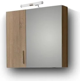 Σετ Επίπλου Mπάνιου SIENA 75 Sonoma Dark 75x46x160 εκ.