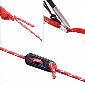 vidaXL Τέντα ανθεκτική στο νερό Αψίδα με στέγη