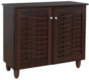 ΠΑΠΟΥΤΣΟΘΗΚΗ-ΝΤΟΥΛΑΠΙ ΞΥΛΙΝΗ CASSIOPE HM2208.01 WENGE 77Χ34Χ63Υεκ.