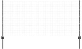 vidaXL Πό posts φράχτη 22 pcs Γκρι 100 cm Ατσάλι