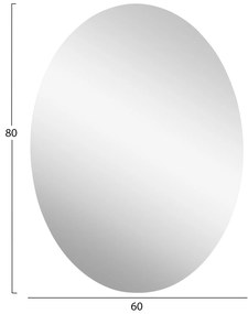 ΚΑΘΡΕΠΤΗΣ ΤΟΙΧΟΥ ΟΒΑΛ CANE HM4492 ΧΩΡΙΣ ΠΛΑΙΣΙΟ 60x80Υεκ.