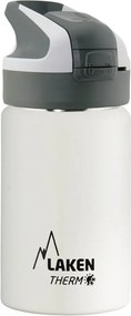 Παγούρι - Θερμός 350ml Με Καλαμάκι Laken Λευκό