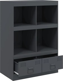 vidaXL Ντουλάπι Ανθρακί 67 x 39 x 95 εκ. από Ατσάλι