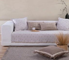 Ριχτάρι Τριθέσιου Amaranta Beige 170x300 - Nef Nef