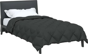 vidaXL Χειμερινό Παπλωματοθήκη Ανθρακί 140 x 200 cm Μικροΐνες