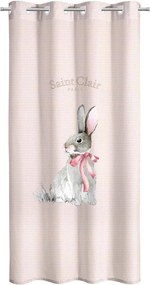 ΠΑΙΔΙΚΗ ΚΟΥΡΤΙΝΑ 160x240cm SAINT CLAIR - SOFT-TOUCH LAPIN PINK