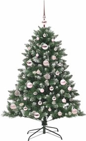 vidaXL Τεχνητό Χριστουγεννιάτικο Δέντρο με 150 LED Πράσινο 120 cm