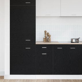 vidaXL Συρταριέρα Κάτω από Ράφι - Μαύρο Δρυς, 40 x 46 x 81.5 εκ, Φτιαγμένη από Επεξεργασμένο Ξύλο