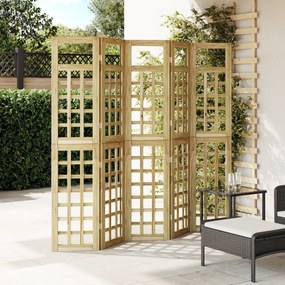 vidaXL Διαχωριστικό Ιδιωτικό Χώρο Εξωτερικού 5 pcs Καφέ 200 x 180 cm