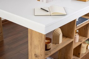 Γραφείο Λευκό / Πεύκο Atlantic VESPER 130x120x72