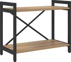 vidaXL Ράφι Βιβλίων 60 x 30 x 50 εκ. Επεξεργασμένο ξύλο Artisan Oak