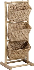 Ραφιέρα Δαπέδου 3 Θέσεων (40.5x30x92.5) T-D Bamboo 98203195