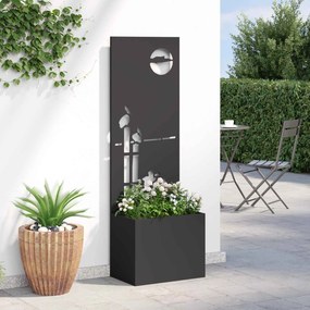 vidaXL Οθόνη Ιδιωτικότητας Κήπου Μαύρο 50 x 32 x 150 εκ