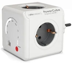 WiFi Πολύπριζο 4 θέσεων - Γκρι - 9610/DEORWF Allocacoc PowerCube Original 9610/DEORWF Γκρι