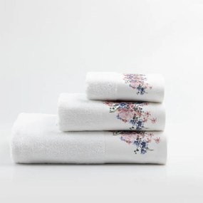 Πετσέτα Προσώπου Bellerose - 50 x 90 cm - Λευκό - Borea