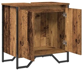 vidaXL Ντουλάπι Νιπτήρα Παλιό Ξύλο 60 x 35 x 60 εκ. Επεξεργασμένο ξύλο