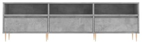 vidaXL Έπιπλο Τηλεόρασης Γκρι Σκυρ. 150x30x44,5 εκ. Επεξ. Ξύλο