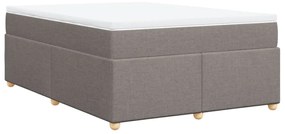 ΚΡΕΒΑΤΙ BOXSPRING ΜΕ ΣΤΡΩΜΑ TAUPE 160X200 ΕΚ. ΥΦΑΣΜΑΤΙΝΟ 3285391