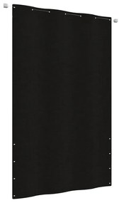 Διαχωριστικό Βεράντας Μαύρο 140 x 240 εκ. Ύφασμα Oxford - Μαύρο