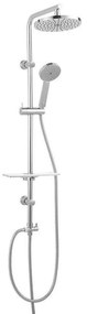 Στήλη Ντους Mε Tηλέφωνο Amiga Verdeline NP25VL 98,5cm Inox Ferro Steel,Abs