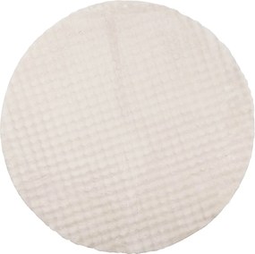 vidaXL Χαλιά χώρου Γύρος SIROLO Μπεζ Ø 200 CM Πολυεστέρας