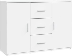 vidaXL Ντουλάπι Λευκό 91 x 29,5 x 65 εκ. από Επεξεργασμένο Ξύλο