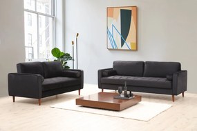3-Seat Sofa Rome - Black Black
Oak