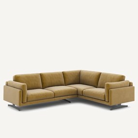 Γωνιακός καναπές από βελούδο, Cesar