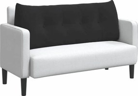 vidaXL Μαξιλάρι Πλάτης Μαύρο 120 x 50 x 24 cm Βελούδο