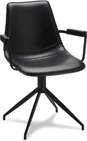 Isabel Dining Chair with Armrests Black