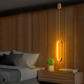 Φωτιστικό Οροφής Μονόφωτο LED A-G Can 119FRS1526 Gold