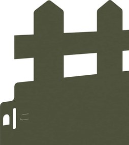vidaXL Περιγράμματα γκαζόν 10 pcs 103 x 0,05 x 22 εκ Ατσάλι