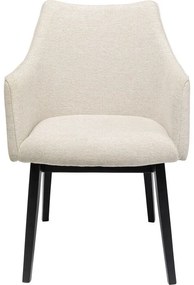 Καρέκλα Modino Ύφασμα Μπεζ 57x63x82 εκ. - Μπεζ