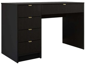 Γραφείο Tireno 162649929 120x55x76cm Black-Gold