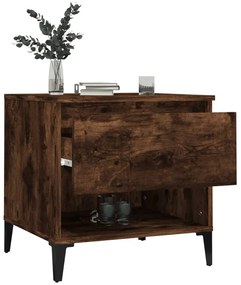 vidaXL Βοηθητικό Τραπέζι Καπνιστή Δρυς 50x46x50 εκ. Επεξεργασμένο Ξύλο