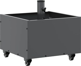 vidaXL Βάση ομπρέλας Ανθρακί 45 x 45 x 45 cm Ατσάλι