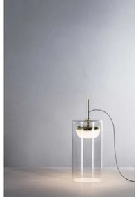 Επιτραπέζιο Φωτιστικό LED 8,5W 2700K Dimmer Κρύσταλλο Diver T1 Prandina-1C70000111201-Ορείχαλκος 1C70000111201
