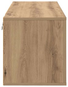 vidaXL Ντουλάπα Παπουτσιών με ράφι artisan δρυς 100 x 35 x 38 εκ.
