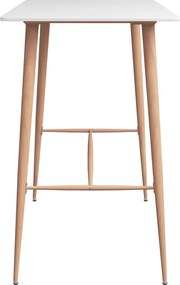 vidaXL Σετ Επίπλων Μπαρ 7 Τεμαχίων Λευκό