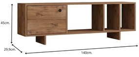ΕΠΙΠΛΟ ΤΗΛΕΟΡΑΣΗΣ FOLSOM MEGAPAP ΧΡΩΜΑ ATLANTIC PINE 140X29,9X45ΕΚ.