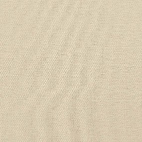 Οθωμανικό κρεβάτι με στρώμα Cream 120x190 cm Ύφασμα - Κρεμ