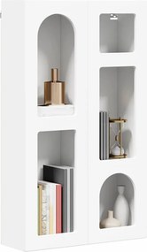 vidaXL Κρεμαστό ντουλάπι Λευκό 59 x 20 x 100 εκ Επεξεργασμένο ξύλο