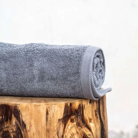 Πετσέτα Ξενοδοχείου Grey VAT Dyed 460gsm 100% Βαμβάκι Χεριών 30x50cm 100% Cotton