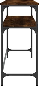 vidaXL Τραπέζι Κονσόλα Καπνιστή Δρυς 100x35,5x75 εκ. Επεξεργ. Ξύλο