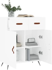 vidaXL Ντουλάπι Λευκό 69,5 x 34 x 90 εκ. από Επεξεργασμένο Ξύλο