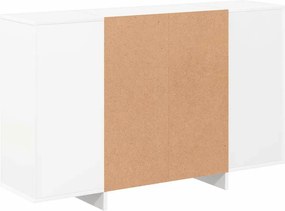 vidaXL Ντουλάπι Καπνιστή Λευκό 120x30x75 εκ. από Επεξεργασμένο Ξύλο