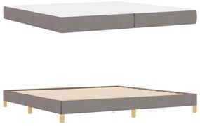 vidaXL Κρεβάτι με ελατήρια Ταμπά, Καφέ 200 x 200 cm